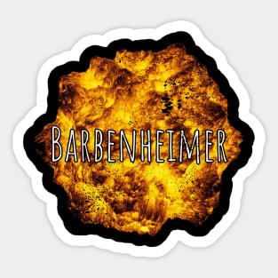 Barbenheimer Sticker